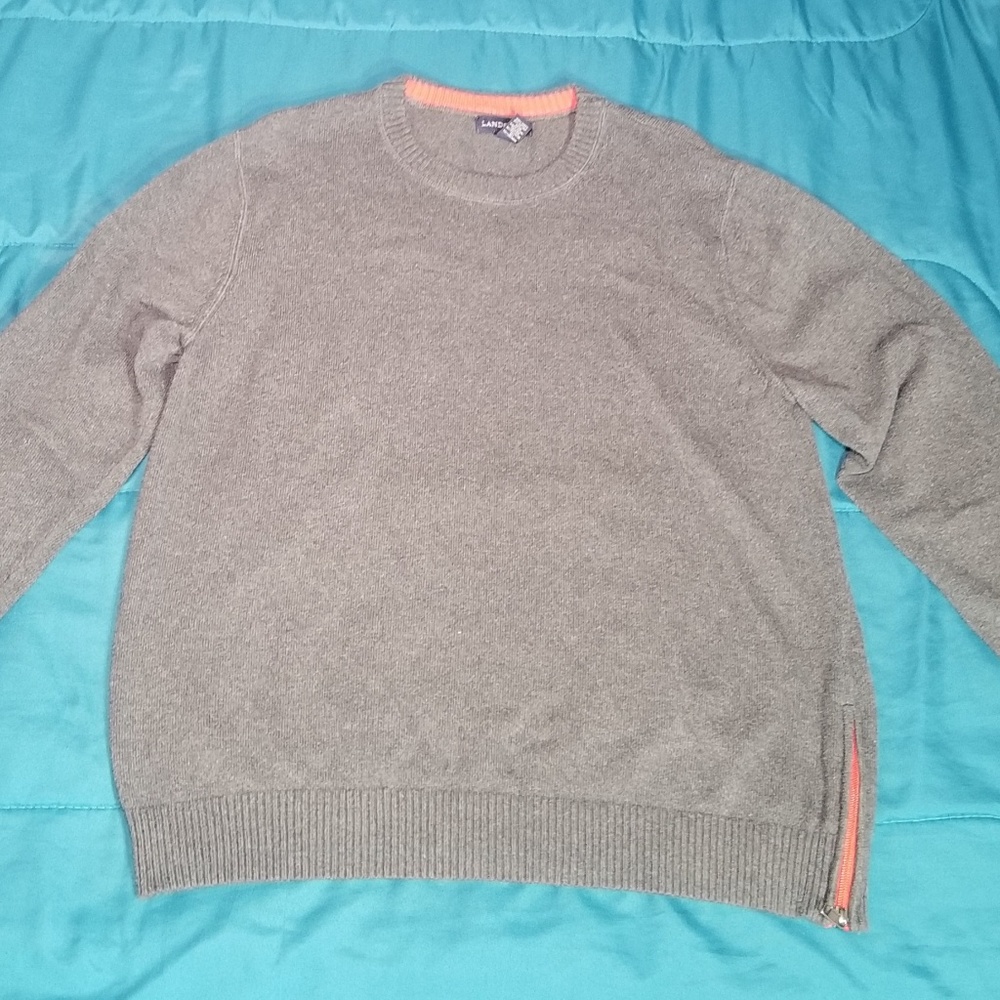 Verizon Gray Dress sweater elbow patch